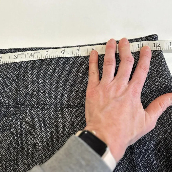 Athleta Herringbone Metro High Rise Leggings Textured Gray Women's Pants Size XS - Picture 7 of 10